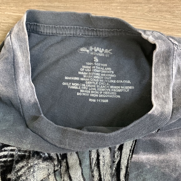Tony Hawk T-Shirt Gray Felt Eagle Graphic Hawk Skater Men S Small Vintage Top - Picture 6 of 7